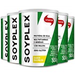 Ficha técnica e caractérísticas do produto Kit 5 SoyPlex Proteína de Soja Vitafor 300g Baunilha