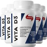 Ficha técnica e caractérísticas do produto Kit 5 Vita D3 de 60 Cápsulas da Vitafor