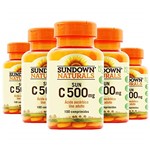 Ficha técnica e caractérísticas do produto Kit 5 Vitamina C 500mg Sundown 100 Tablets