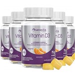 Ficha técnica e caractérísticas do produto Kit 5 Vitamina D3 GUMMY 30 Cápsulas da Sanavita