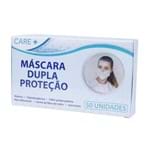 Ficha técnica e caractérísticas do produto Kit 50 Máscaras de Proteção Descartável Dupla Care + Branca