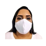 Ficha técnica e caractérísticas do produto Kit 10 Máscaras Facial Pano Lavável 2 Camadas Para Proteção