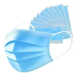 Ficha técnica e caractérísticas do produto Kit 100 Máscara Cirúrgica Tripla N95 Azul Earloop 3ply - Mega Promoção