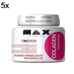Ficha técnica e caractérísticas do produto Kit 5X Colagen 500 - 100 Cápsulas - Max Titanium