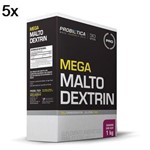 Ficha técnica e caractérísticas do produto Kit 5X Mega Maltodextrin Probiótica - 1 Kg
