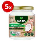 Kit 5x Oleo de Coco Orgânico Extra Virgem 200ml Copra