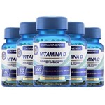 Ficha técnica e caractérísticas do produto Kit 5x Vitamina D 60 Cápsulas - Catarinense