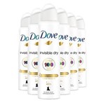 Ficha técnica e caractérísticas do produto Kit 6 Desodorante Aerosol Dove Invisible Dry Feminino - 150ml