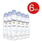 Ficha técnica e caractérísticas do produto Kit 6 Desodorante Dove Aerosol Original
