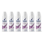 Kit 6 Desodorantes Rexona Aerosol Antitranspirante Active Emotion Feminino 150ml