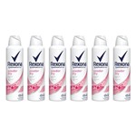 Kit 6 Desodorantes Rexona Aerosol Antitranspirante Powder Dry Feminino 150ml