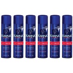Ficha técnica e caractérísticas do produto Kit 6 Karina Spray Fixador Hair Fixação Normal - 400ml