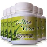 Ficha técnica e caractérísticas do produto Kit 6 Potes Aloe Vera 500Mg 100 Cápsulas Ervas Brasilis