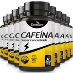 Ficha técnica e caractérísticas do produto Kit 6 Potes Cafeína 500Mg 100 Cápsulas Denature