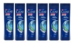 Ficha técnica e caractérísticas do produto Kit 6 Shampo Clear Men Ice Cool Menthol 400ml* - Unilever