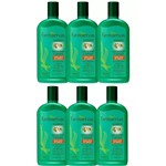 Ficha técnica e caractérísticas do produto Kit 6 Shampoo Farmaervas Jaborandi e Argan Antifrizz 320ml