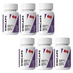 Ficha técnica e caractérísticas do produto Kit 6X Simcaps 30 Cápsulas- Mix de Probióticos - Vitafor