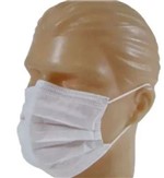 Ficha técnica e caractérísticas do produto Kit 7 Mascaras Descartável Tnt Dupla Branca - Genérico