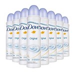 Ficha técnica e caractérísticas do produto Kit 8 Desodorante Aerosol Dove Feminino - 100 G