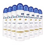 Ficha técnica e caractérísticas do produto Kit 8 Desodorante Aerosol Dove Original 150ml