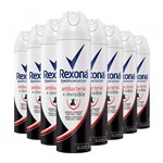 Ficha técnica e caractérísticas do produto Kit 8 Desodorante Aerosol Rexona Antibacterial Invisible Feminino 150ml