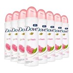 Ficha técnica e caractérísticas do produto Kit 8 Desodorante Dove Aerosol Feminino Romã 100g