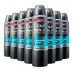 Ficha técnica e caractérísticas do produto Kit 8 Desodorante Dove Aerosol Masculino Men Care Cuidado Total 89g