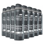 Ficha técnica e caractérísticas do produto Kit 8 Desodorante Dove Men Care Sem Perfume Masculino Aerosol 89g