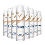 Ficha técnica e caractérísticas do produto Kit 8 Desodorante Rexona Aerosol Ebony Feminino - 175 Ml
