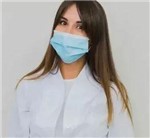 Ficha técnica e caractérísticas do produto Kit 8 Mascaras Descartável Tnt Dupla Azul - Genérico