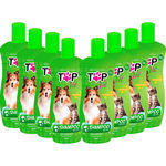 Ficha técnica e caractérísticas do produto Kit 8 Shampoo Pet Neutro para cachorro Hipoalergênico 500ml Top Vet