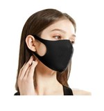 Ficha técnica e caractérísticas do produto Kit 10 Máscaras Tecido Modelo Ninja Lavável Reutilizável Preta Unisex - Lynx Produções Artistica