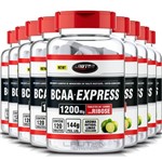 Ficha técnica e caractérísticas do produto Kit 9 Potes Bcaa Express 120 Comprimidos Lauton