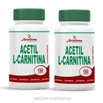 Ficha técnica e caractérísticas do produto Kit 2 Acetil L Carnitina 500mg 180 Cápsulas