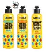 Ficha técnica e caractérísticas do produto Kit Acorda Cachos Chikas Shampoo Cond Finalizador Crespos - Bio Extratus