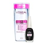 Ficha técnica e caractérísticas do produto Kit Água Micelar L`Oréal 200ml Ganhe Esmalte Colorama Cremoso Black 8ml