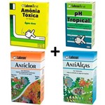 Kit Alcon Amônia Tóxica + Ph Tropical + Anticlor + Antialgas