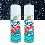 Ficha técnica e caractérísticas do produto Kit 2 Álcool Etílico 70% Higienizador Spray 300ml Autoshine