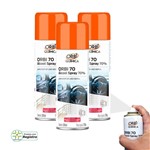 Ficha técnica e caractérísticas do produto Kit 3 Álcool Spray 70 Antisséptico e Higienizador 300ML 209G Orbi