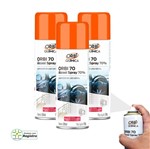Ficha técnica e caractérísticas do produto Kit 3 Álcool Spray 70° Antisséptico e Higienizador 300ML 209G Orbi