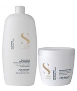 Ficha técnica e caractérísticas do produto Kit Alfaparf Semi Di Lino Diamond Shampoo Máscara