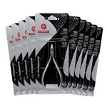Ficha técnica e caractérísticas do produto Kit Alicate Mundial 722 para Cuticula Inox 12 Unidades