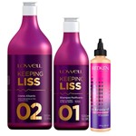 Ficha técnica e caractérísticas do produto Kit Alisamento Keeping Liss Lowell e Tratamento Color Extend Vinegar Rinse Redken 250ml