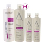 Ficha técnica e caractérísticas do produto Kit Alisante K1 Perola Shampoo Progressiva com Home Care - Agilise Cosméticos