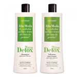 Ficha técnica e caractérísticas do produto Kit Alta Moda 7 Ervas Tratamento Detox Shampoo 300ml + Bálsamo Suavizante 300ml - Alta Moda