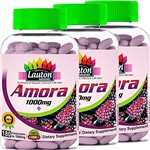 Ficha técnica e caractérísticas do produto Kit 3 Amora 1000mg 180 Comprimidos Lauton Nutrition