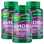 Ficha técnica e caractérísticas do produto Kit 3 Amora Miura 120 Cápsulas Unilife Vitamins
