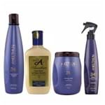 Ficha técnica e caractérísticas do produto Kit Aneethun Linha a 1 Shampoo 300ml + 1 Creme 250ml + 1 Máscara 500g + 1 Spray 150ml