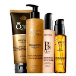 Ficha técnica e caractérísticas do produto Kit Aneethun queen sh. + masc. + oil treatment e hair balm