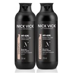 Ficha técnica e caractérísticas do produto Kit Anti Aging Nick Vick Alta Performance (Shampoo e Condicionador) - Nickvick